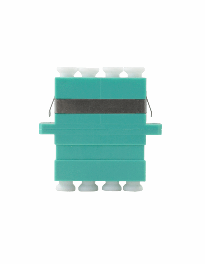 Acoplador FO LC Quad MM OM3 Aqua - Imagen 1