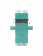 Acoplador FO LC Dúplex MM OM3 Aqua