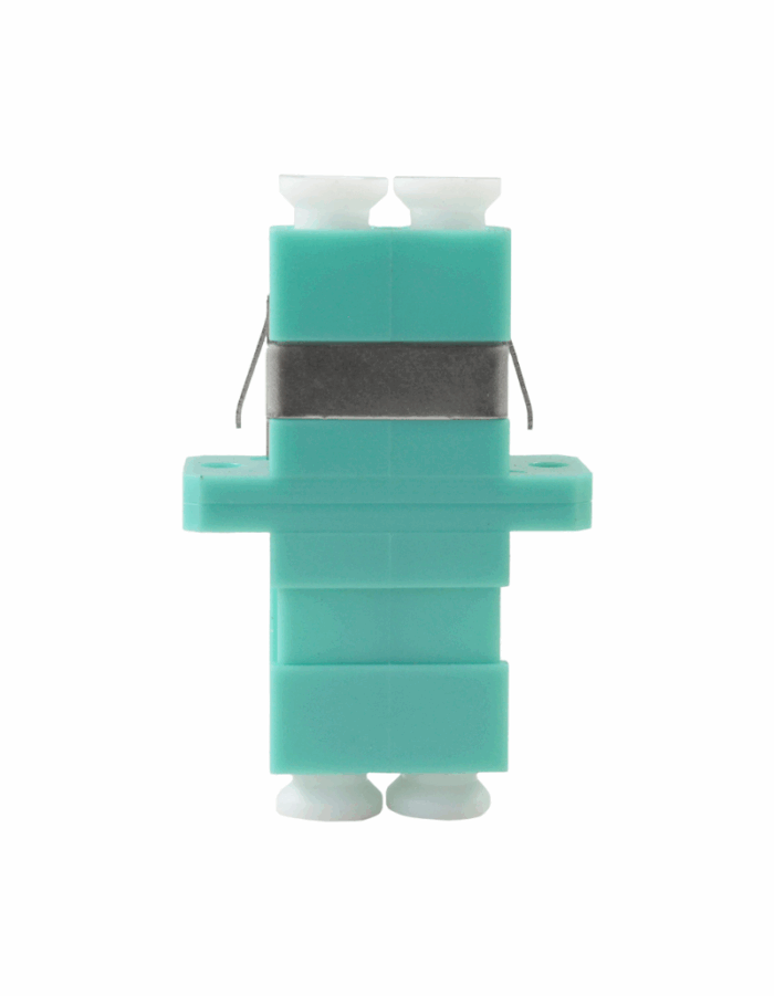 Acoplador FO LC Dúplex MM OM3 Aqua - Imagen 1