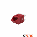 Jack RJ45 Angular Cat6 blanco azul rojo 1Gbps 250MHz