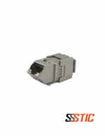 Jack RJ45 angular Cat6A blindado 10Gbps