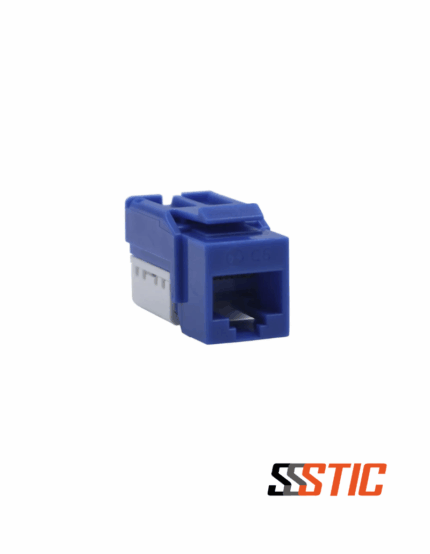 Jack RJ45 Cat6 modular blanco azul rojo negro 1Gbps