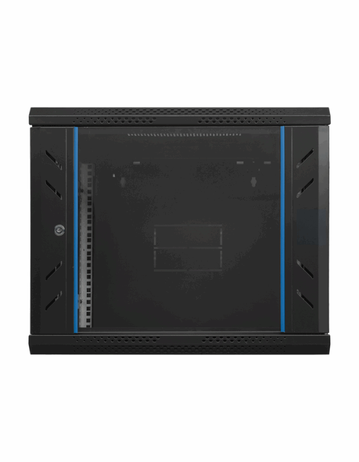 Gabinete Pared 9RU Abatible Vidrio - Imagen 1