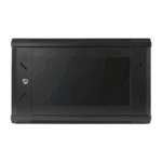 Gabinete Pared 6RU Abatible Vidrio v2