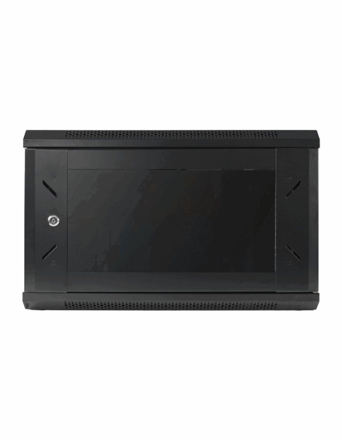 Gabinete Pared 6RU Abatible Vidrio v2 - Imagen 1