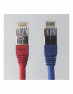 Patch Cord S/FTP Cat6A LSZH Azul/Rojo - Imagen 2