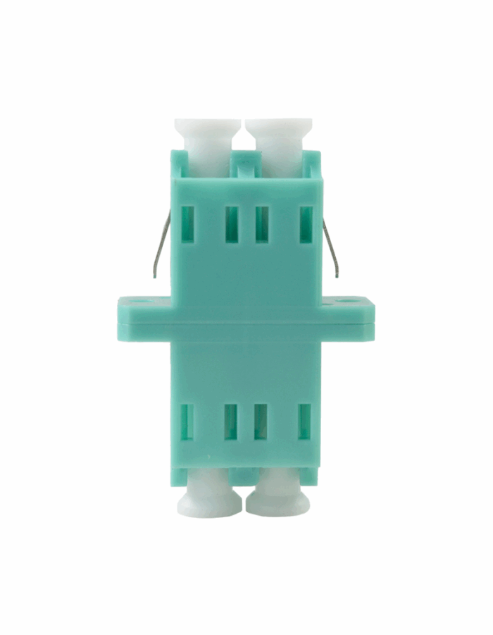 Acoplador FO LC Dúplex MM OM3 Aqua - Imagen 2