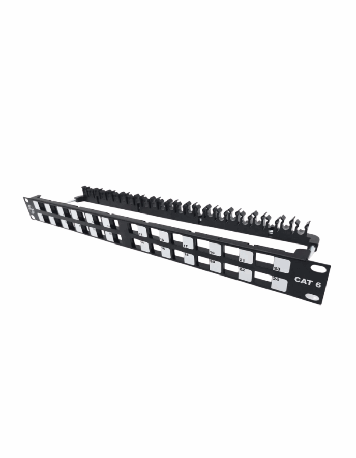 Patch Panel Angular Cat6 24 Puertos - Imagen 2