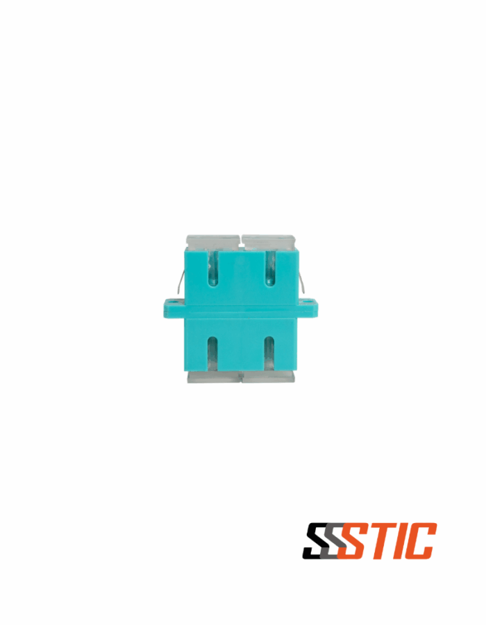 Acoplador SC Dúplex Multimodo OM3 Aqua