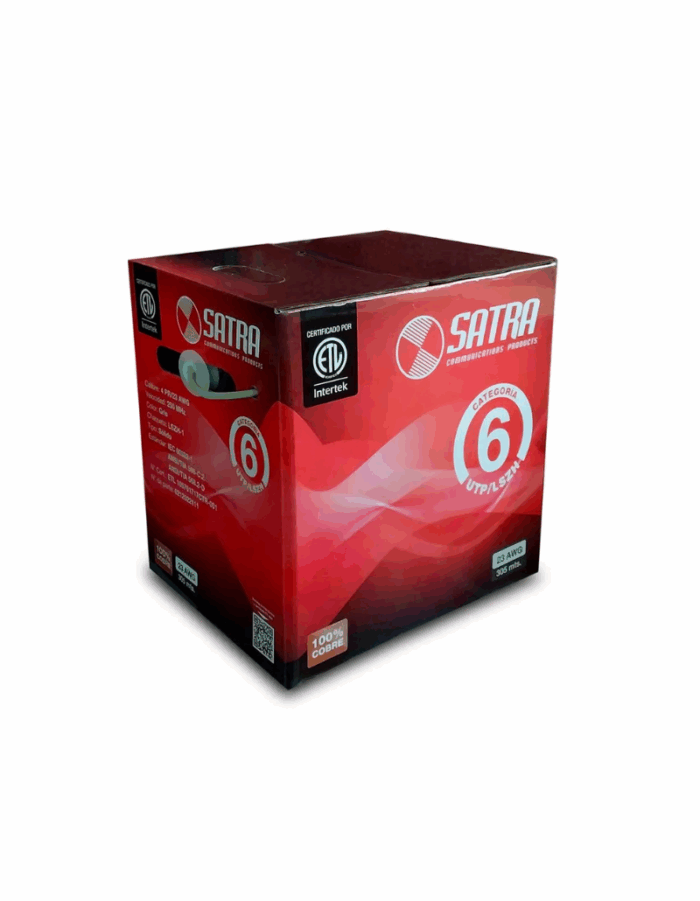 Cable U/UTP Cat6 LSZH 4Px23AWG - Imagen 1