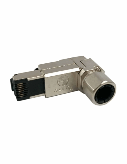 Conector RJ45 90° Cat6A Blindado Plug