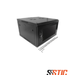 Gabinete de pared abatible Finen WMG6606 de 6 unidades de rack con sección posterior de 100mm.