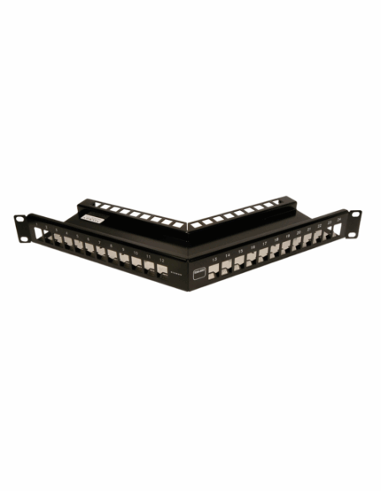 Patch Panel Angular Cat6A/Cat7A Modular