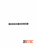 Patch Panel Angular Cat6A Blindado 24 Puertos