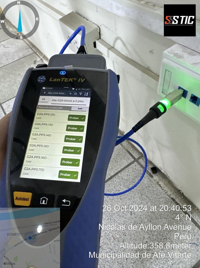 Certificador Trend Networks LanTEK IV 3000