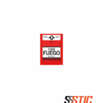 Estación Manual Convencional DIMAX J001, jalador metálico rojo