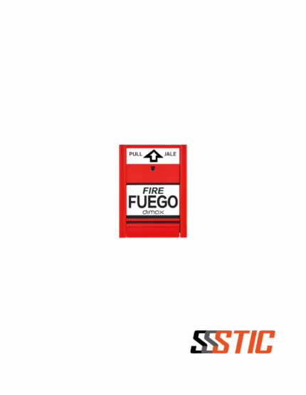 Estación Manual Convencional DIMAX J001, jalador metálico rojo