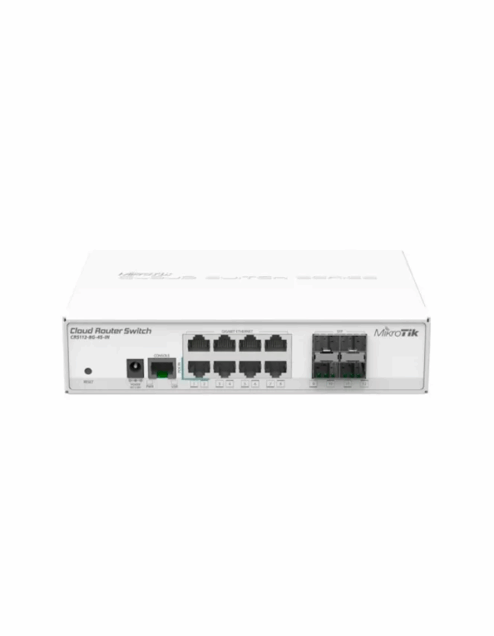 MikroTik CRS112-8G-4S-IN – Cloud Router Switch 8G - Imagen 1
