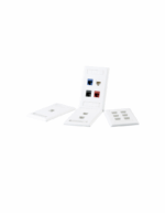 Face Plate 1 Puerto – Color Blanco