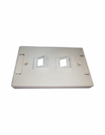 Face Plate 2 Puertos – Angled Bezel Type