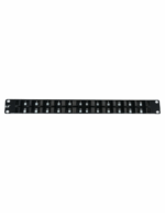 Patch Panel 24 Puertos 1U Angulado – Lado Jack