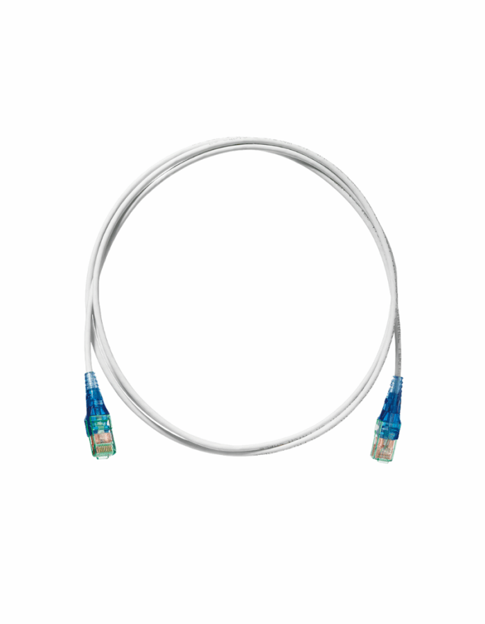 Patch Cord Mini Turn Boot LED C.628 Azul LSZH - Imagen 1