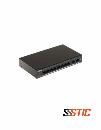 Switch PoE Dahua DH-CS4010-8ET-60 de 8 puertos con 60W