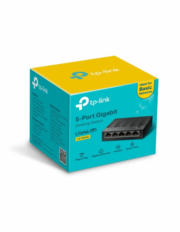 Switch TP-Link LS1005G – 5 Puertos Gigabit Serie LiteWave - Imagen 2