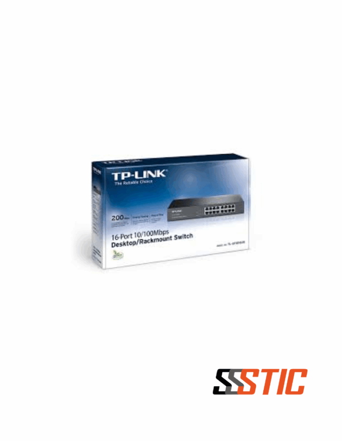 Switch TP-Link TL-SF1016DS 16 puertos 10100 Mbps rack