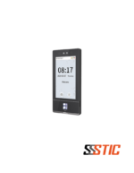 Terminal de control de acceso multibiométrico ZKTeco SenseFace 7A con pantalla táctil de 7 pulgadas y lector de huellas.