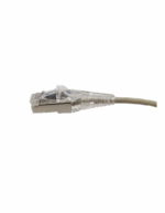 Patch Cord Mini Turn Boot Cat6A Negro – LSZH Blindado