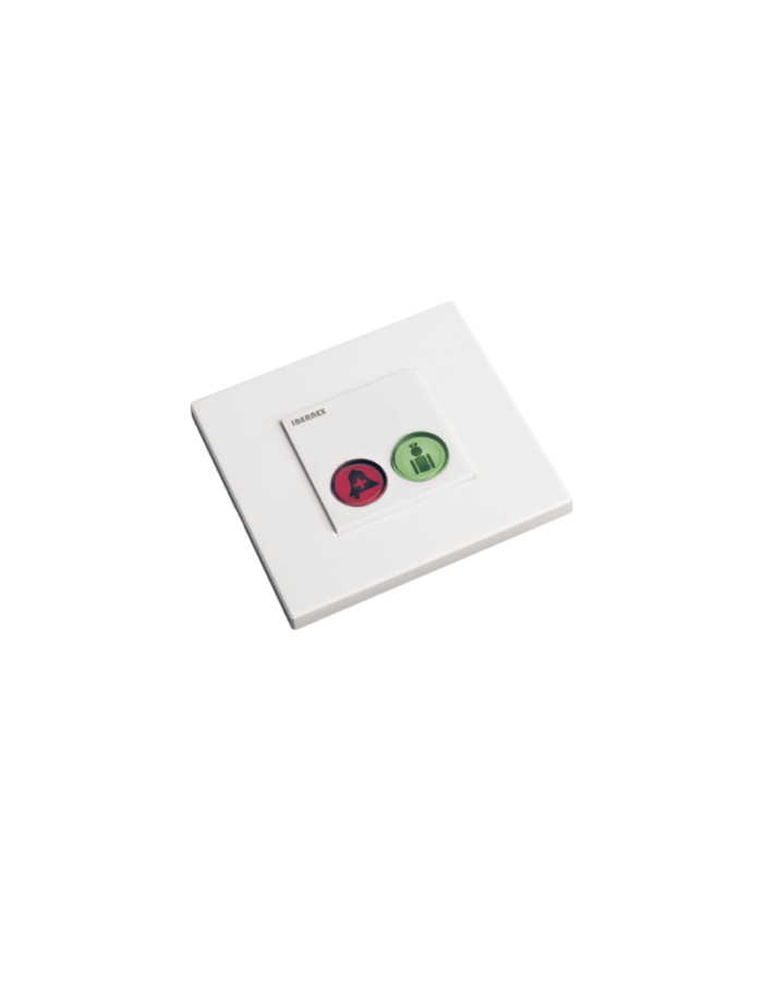Módulo NX0393 con 2 botones iluminados, lector RFID 125 KHz y bus RS485 compatible con NX0019/B, NX1021 y NX0015