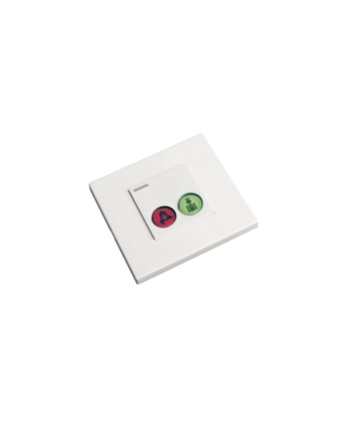 Módulo de 2 botones rojo y verde NX0590/RG con bus RS485 y jack compatible con NX0871 y NX0881