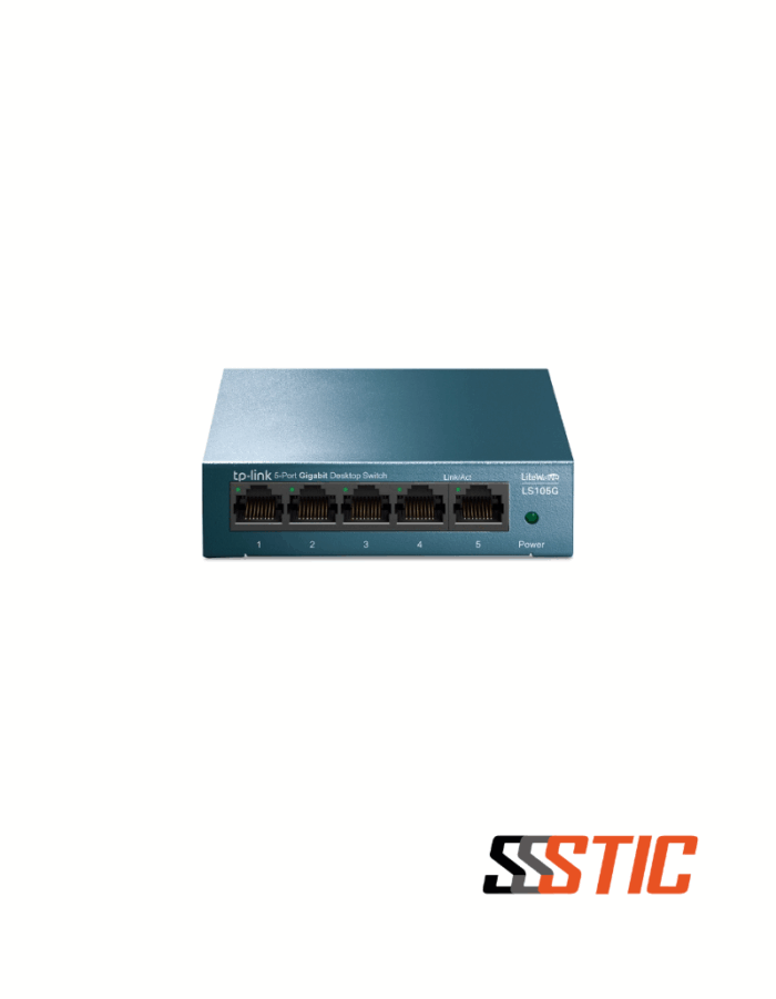 switch tp-link ls105g gigabit 5 puertos sobremesa metalico