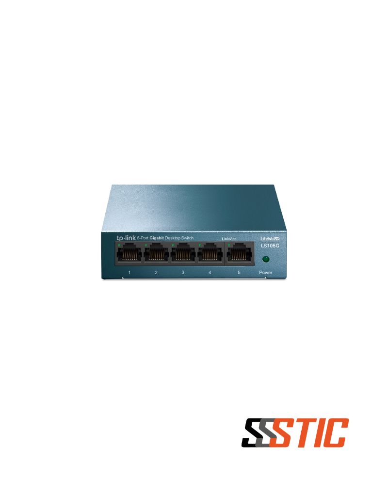 switch tp-link ls105g gigabit 5 puertos sobremesa metalico switch tp-link ls105g gigabit 5 puertos sobremesa metalico