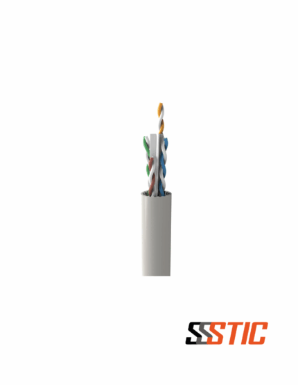 Cable Multilan Cat.6 U/UTP CM Lightera 24 AWG cobre sólido divisor central