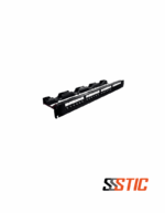 Patch panel modular Cat 6 de 24 puertos Lightera Multilan para rack 19 pulgadas