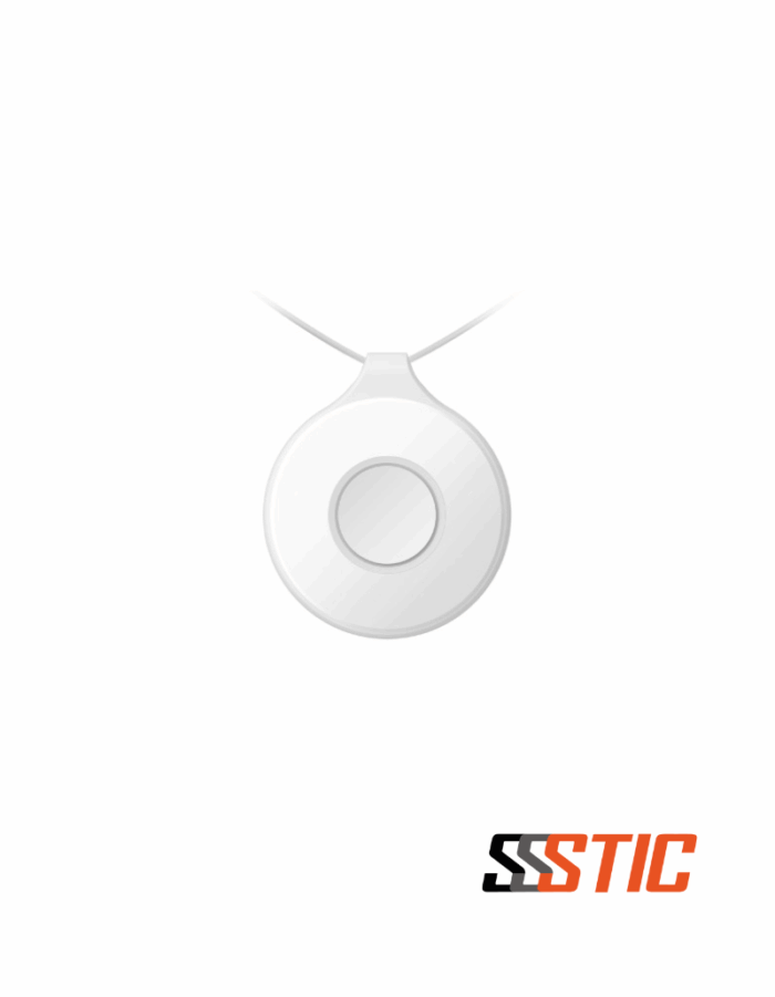 Pulsador de emergencia inalámbrico Hikvision AX PRO HK-DS-PDEBP1-EG2-WB portátil 868 MHz Tri-X