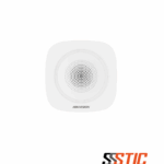 Sirena inalámbrica interior Hikvision AX PRO HK-DS-PS1-I-WB con luz estroboscópica y batería de respaldo