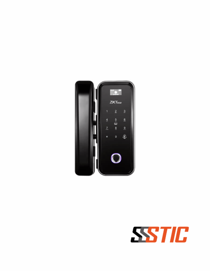 Cerradura electromagnética ZKTeco ZK-GL300W/L para puerta y marco de vidrio 300 kg