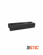 guia de cables horizontal 2u plastico alta densidad lightera