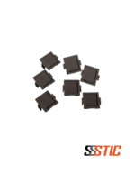 Protector de polvo CommScope M20 negro para salidas y faceplates de la serie M.