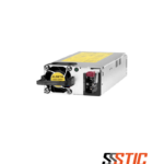 Fuente de poder Aruba X372 54VDC 1050W JL087A para switches modulares de alto rendimiento.