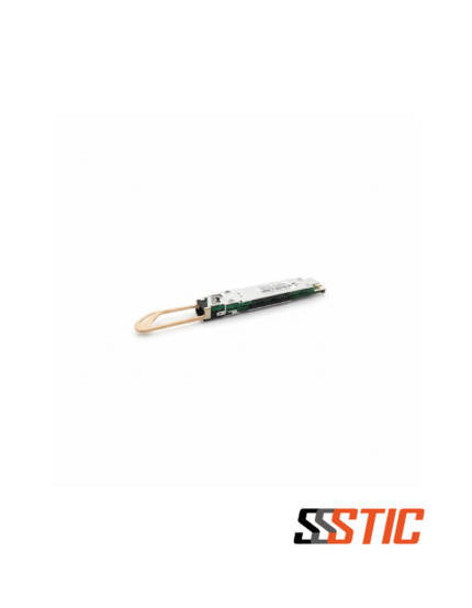 Módulo transceptor óptico HPE X140 40G QSFP+ LC LR4 para enlaces de larga distancia.