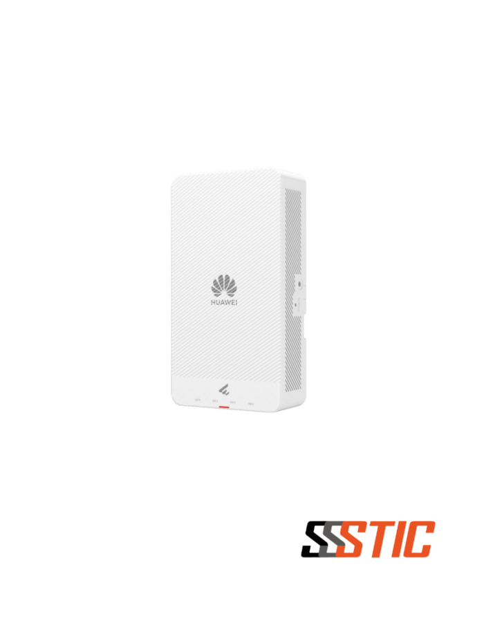 Punto de acceso de pared Huawei eKitEngine AP265E Wi-Fi 6 AX3000 con switch Gigabit integrado.