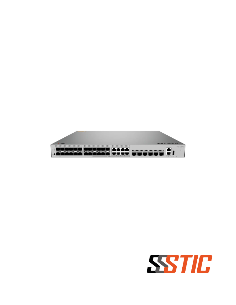 Switch Huawei eKitEngine S530-24ST4XE de 24 puertos Gigabit y 4 puertos 10GE SFP+ para rack. Switch Huawei eKitEngine S530-24ST4XE de 24 puertos Gigabit y 4 puertos 10GE SFP+ para rack.