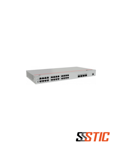 Switch de núcleo Huawei eKitEngine S310-24T4X con 24 puertos Gigabit y 4 enlaces 10G SFP+ para stacking.