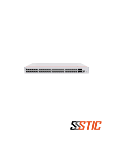 Switch de núcleo Huawei eKitEngine S310-48P4X con 48 puertos PoE+ y 4 enlaces 10G SFP+ para stacking.