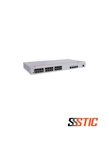 Switch gestionable Huawei eKitEngine S220-24P4X con 24 puertos PoE+ y 4 enlaces 10GE SFP+.