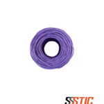 Caja de cable UTP Siemon Categoría 6 sólido, color violeta, con chaqueta LSZH y cumplimiento de normas IEC contra incendios.
